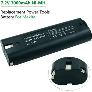7.2V Ni-Mh 3000Mah Oplaadbare Batterij Voor Makita 7000 7002 7033 6002D 6010D 6018D 6019D 9200D Power Tools Batterij