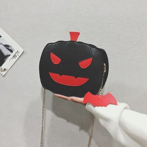Meisje Halloween Pompoen Vormige Demon Messenger Schoudertas Casual Purse Handtas