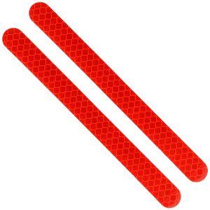 Leepee 2 Stuks Auto Sticker Achteruitkijkspiegel Reflecterende Stickers Veiligheidswaarschuwing Mark Auto Reflecterende Strip Anti-Collision Auto-styling