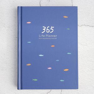 Kawaii Hardcover 365 Dagen Schema Planner Wekelijkse Maandelijkse Journal Hand Boek Kleur Dagelijks Notebook C18 D40
