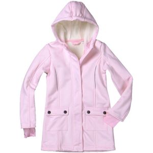 Kinderen/Kinderen/Meisjes Roze Winddicht Softshell Jas Met Dikke Fleece, Softshell Jassen, meisjes Uitloper Maat 5T En 13T