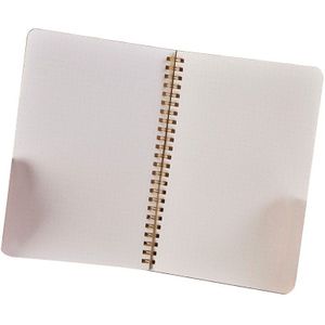 A5 Notebook Medium Hardcover 50Sheets/100 Pagina 'S Dot Raster Notebook/Notpad/Dagboek Note Wit Voor studenten