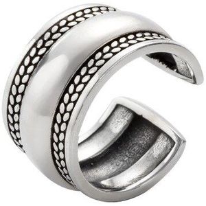 Boho 925 Sterling Zilver Grote Ronde Ringen Voor Vrouwen Engagement Open Antieke Vinger Rings Partij Sieraden Anillos Meisjes