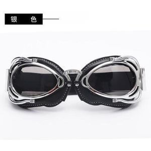 populaire Retro Goggles Motorhelm Goggles Moto knight Rijden Winddicht Stofdicht Bril