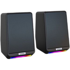 Lenovo Computer Desktop Speaker Set Draagbare Stereo Rgb Lichtgevende Usb Bedrade Notebook Audio Speaker Computer Accessoires