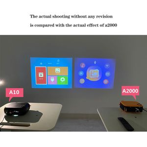 Led Mini Projector Wifi Ondersteuning 1080P Full Hd Hdmi-Compatibel Usb Video Audio Proyector Draagbare Home Smart Media video Speler