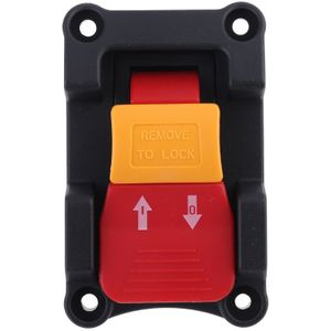 Veiligheid Vergrendeling Schakelaar Double Throw Functie 127V 18/15A Op Off Voor Tafelcirkelzaag Machine Tool Accessoires