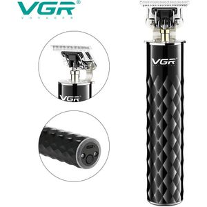 Vgr 170 Tondeuse Professionele Persoonlijke Verzorging Volledig Metalen Olie Hoofd Kapper 0 Mes Hoofd Body Trimmer Voor Mannen Wassen vgr V-170
