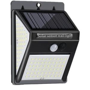 Solar Light 118 Led Pir Motion Sensor Lamp Outdoor IP65 Waterdichte Solar Tuinverlichting Emergency Beveiliging Licht Zonne Wandlamp