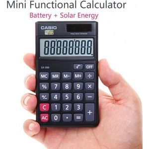 Mini Leuke Draagbare Draagbare Kleine Solarcalculator Studenten Gebruik Onderzoek University Eenvoudige Business Office Pocket Calculator