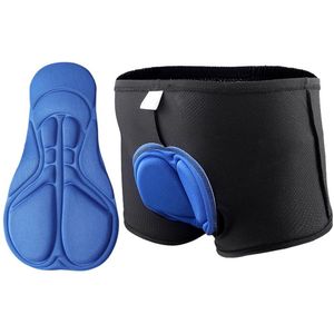 Unisex Zwarte Fietsbroek Comfortabel Ondergoed Spons Gel 3D Padded Fiets Korte Size M-XXXL Bike Korte Broek