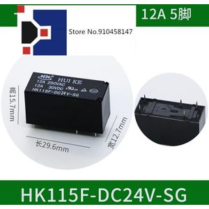 Relais HK115FH HK115F HK115FD DC5V 12 V En 24 V-Sg 8 Voeten 16 Een 5 Voeten
