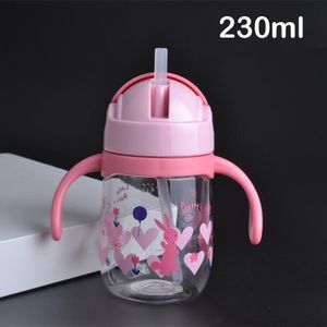 230/450 ml Voeden Flessen Cups voor Baby &#39;S Kids Water Melk Fles Zachte Mond Eendenbek Sippy Babyvoeding Fles zuigeling Training