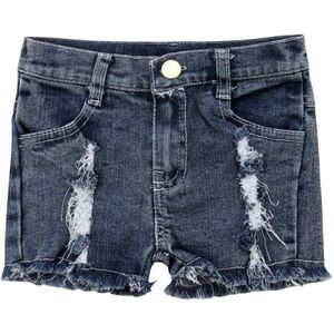 Kids Baby Meisjes Stretch Ripped Jeans Vernietigd Verzwakte Shorts Broek