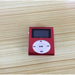 Usb Mini Clip MP3 Speler Lcd-scherm Ondersteuning 32Gb Micro Sd Tf Card Radio Met 1.8 Inch Cd met Scree Voor Ipod Stijl