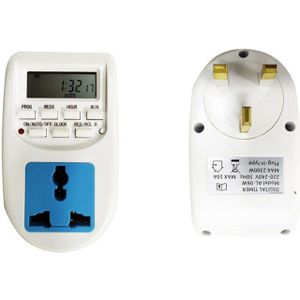 Lcd Digitale Programmeerbare Tijdschakelaar Elektronische Timer Socket Huishoudelijke Apparaten Voor Eu Uk Ons Huis Tuin Apparaten