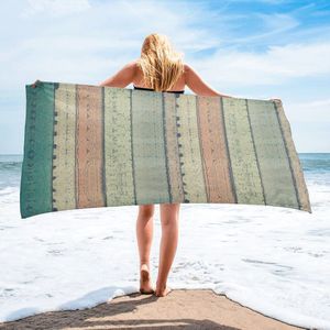 Kleur Regelmatige Plank Strandlaken Huishoudelijke Item Badkamer Accessoires Microfiber Badhanddoeken Strand Mat Yoga Mat