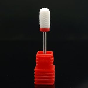 Nail Keramische Nail Boor 3/32 "Rotary Burr Bits Voor Manicure Pedicure Elektrische Boor Accessoires Nail Gereedschap Frezen cutt