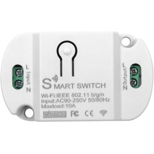 10A Wifi Smart Switch Timer Draadloze Schakelaars Smart Domotica Compatibel Met Tuya Alexa Google Home Geweldig!