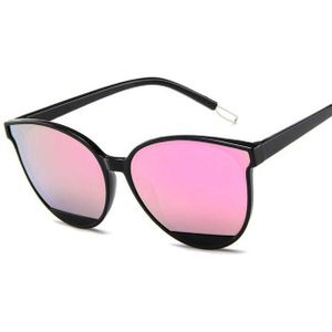 Luxe Zonnebril Vrouwen Vintage Metalen Grote Frame Brillen Spiegel Classoc Oculos De Sol Feminino