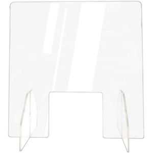 Beschermende Niezen Guard, Clear Acryl Plexiglas Shield Voor Tellers, Voedsel Screen, Transactie Venster Voor Werkgevers,