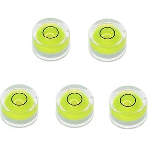 5pcs Ronde Waterpas Mini Waterpas Bullseye Niveau Meting Instrument