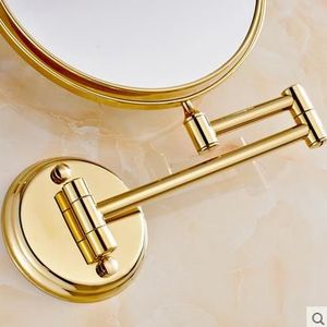 Antiek Brons Koper Elegante 8 Inch Badkamer Spiegel Vergrootglas Schoonheid Badkamer Spiegel Badkamer Hardware Set Wall Mount