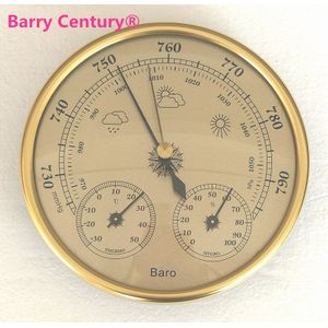 Precisie Aneroid 128 Mm 3 In 1 Barometer Met Thermometer En Hygrometer Vochtigheid Tester Meter Thuis Tool Outdoor Vissen