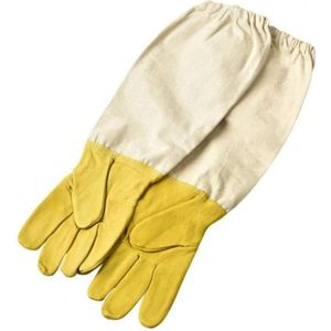 1 Paar Imker Voorkomen Handschoenen Lederen Bijenteelt Grote Comfortabele Zeer Duurzaam Flexibiliteit Anti Bee Beschermende Mouwen