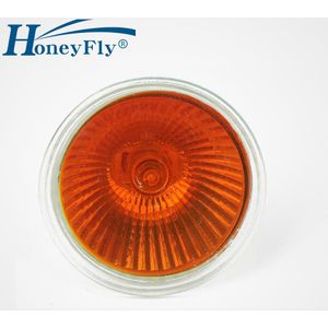 HoneyFly 1 pc Oranje Vlam Lamp 35 W/50 W 12 V/220 V GU5.3 JCDR Dimbare Halogeen lamp Spot Light Quartz Haard Somine Lamba