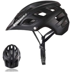 Exclusky Mtb Fietshelm Rood Mountainbike Road Fiets Helm Mannen Outdoor Sport Skateboard Cap Foxe Flux Size 56 ~ 61Cm D