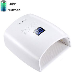 Oplaadbare Nail Uv Lamp Cordless Gel Polish Droger Uv Curing Licht Pedicure Manicure Machine Led Nail Lamp