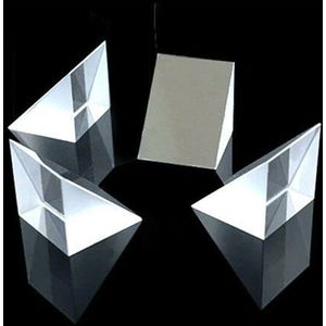 3 Pcs 15*15 Mm K9 Optische Glas Rechte Hoek Spiegel Reflecterende Driehoekig Prisma
