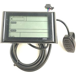 Elektrische Fiets LCD-S900 Display 36V 48V Elektrische Fiets Intelligente Bedieningspaneel Sm Met Licht Plug Accessoires