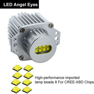 2 STUKS 6000K Wit 5000LM XBD Chips LED Angel Eye Light Halo Lamp Voor BMW 09-11 E90 /E91 LCI Halogeen Koplamp Modellen