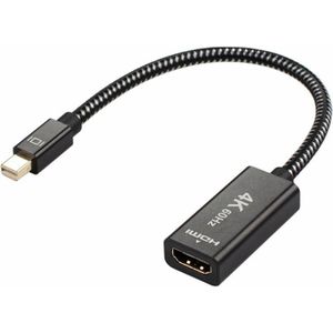 4K 60Hzmini Displayport Display Port Dp Naar Hdmi Kabel Man-vrouw Adapter Mini Displayport Voor Air 13 oppervlak Pro 4