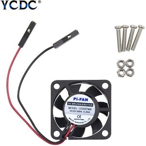 Koelventilator Voor Raspberry Pi 3 2 Model B Pi 3 B + Pi Een + Dc 5V/0.2A 30X30X7Mm Dc 5V Koelventilator Koeler Voor Raspberry Pi