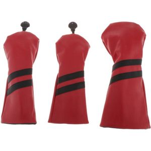 3 Packs Duurzaam Hout Hoofd Cover Protector 400cc Headcover Guard Golfer