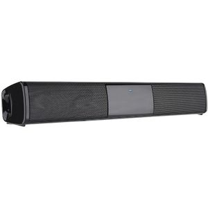 Bluetooth Speaker Sound Bar Draadloze 3D Stereo Surround Sound Muziek Tv Computer Bluetooth Speakers Ondersteuning 3.5Mm Tf Usb (zwart)