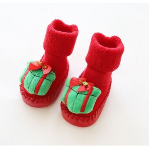 Warmom Kids Kinderen Sokken Voor Meisjes Jongens Thicken Print Katoen Peuters Baby Kerst Sokken Voor Pasgeborenen Baby Korte Sokken