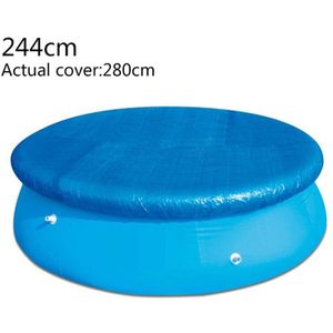Swimming Pool Sun Shade Quick Up Pool Cover Swimming Pool Dust Cover Round Durable For Easy Pool Swimming Pool Tarpaulin