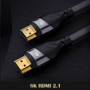 HDMI 2.1 48Gbps Ultra High Speed 8K 60Hz High Definition Multimedia Interface HDMI To HDMI Cable For UHD FHD 3D Xbox PS3 PS4 TV