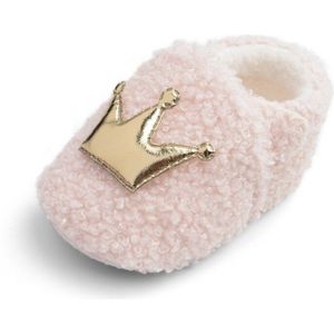 Baby Jongens Meisjes Eerste Wandelaars Anti-Slip Winter Warm Peuter Crown Baby Schoenen Booties Slippers Soft Sole Crib Schoenen 0-18M