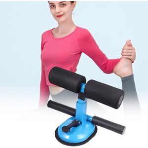 1Pc Fitnessapparatuur Sit-Up Assist Apparaat Zuignap Type Sit-Up Abdominale Trainer Voor Thuis mannen Vrouwen (Rood)
