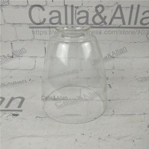 Amber/clear glas shade D140mmX160mm DIY verlichting lampenkap kegel glas hanglamp schaduw uw eigen licht glas shade