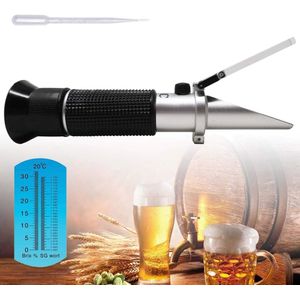 Nieuw Handheld Brix Refractometer Met Atc 0-32% Brix Voor Bier Wijn Fruit Suiker VA88