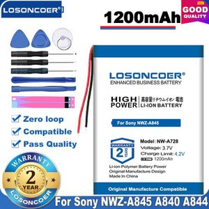 100% Originele Losoncoer 1200Mah Batterij Voor Sony NWZ-A845 A840 A844 E453 E463 NW-A728 NEZ-E353 NWZ-S755 Speler In Voorraad