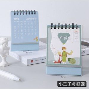 Mini Kalender Olieverfschilderij Serie Mini Desktop Kalender Retro Famou Schilderen Art Spoel Kalender Boek Kawaii