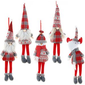 Gnome Kerstman Lange Been Pop Kerstboom Ornamenten Hanger Creatieve Faceless Pop Kerst Decoraties Voor Huis Noel