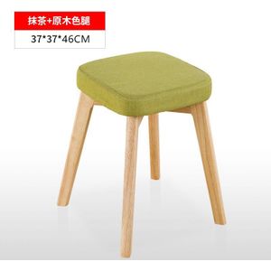 Massief houten eettafel kruk Nordic stoel massief houten kruk leisure stoel eetkamerstoel moderne minimalistische huis kruk